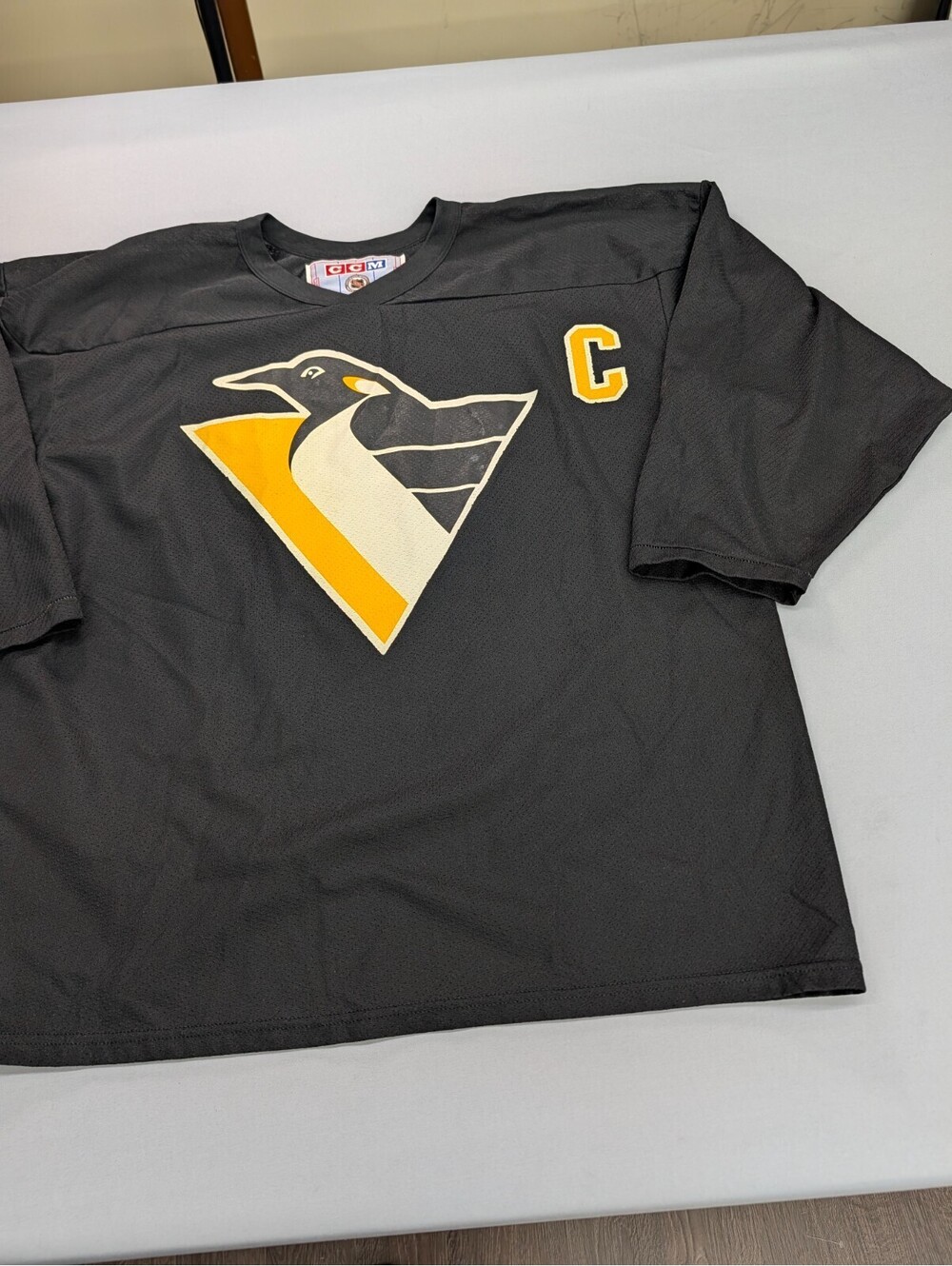 Mario Lemieux CCM Pittsburgh Penguins Jersey Large Black
